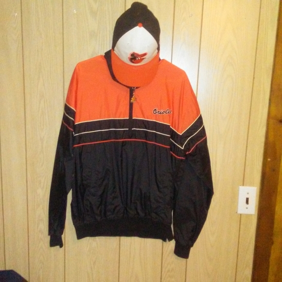 STARTER Other - Baltimore Orioles Starter Windbreaker + Hat